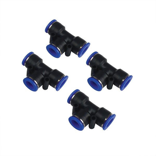 Primefit 1/2-in. Push to Connect Fittings for 1/2-in. OD Air Tubin, 4PK PC1212T-4
